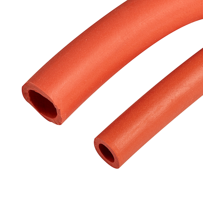 Rubber tubing red, 4x8mm